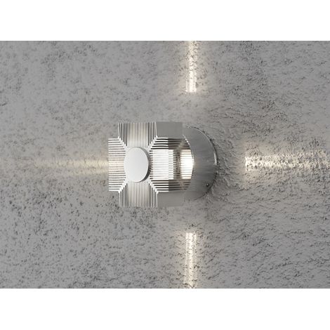 Wandleuchte MONZA für effektvolle Beleuchtung, 3W, IP54, massives Aluminium (1/5)