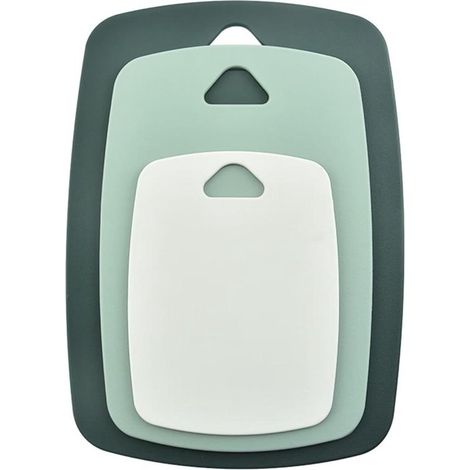 Set di taglieri professionali in plastica multicolore, lavabili in lavastoviglie, per frutta, carne, cucina, verde (1/5)