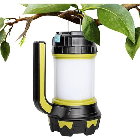 Lampe de Recherche, Projecteur Rechargeable avec Poignée et 6 Modes d'éclairage, Lampe Torche Électrique Puissante pour Chasse, Camping, Pêche, Bateau, Aventures en Plein Air, Cour, Jardin Éclairage (1/4)
