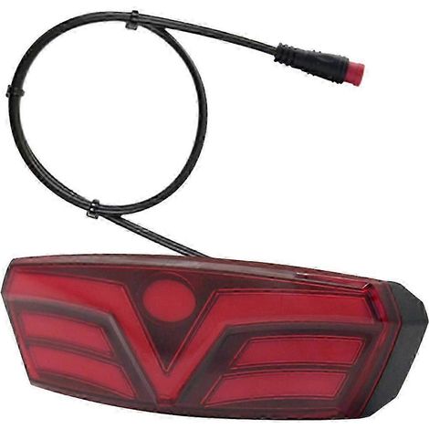 Éclairage LED étanche pour porte-bagages de VTT, feu arrière réfléchissant pour vélo de nuit (1/5)