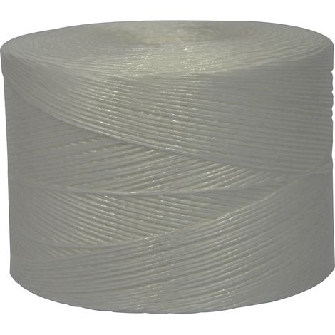 Corderie Italiane 002012221 Spago Rafia titolo 1000, Bianco, 2 kg, 1600 mt