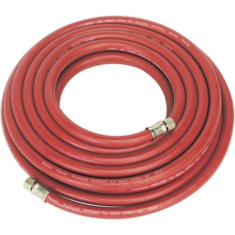 Sealey AHC10 Air Hose 10m x �8mm with 1/4"BSP Unions