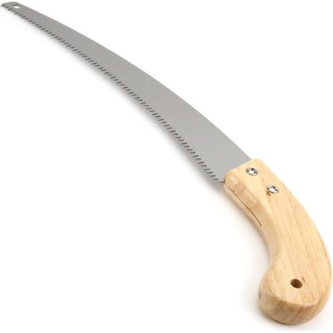 Scie couteau avec manche en bois