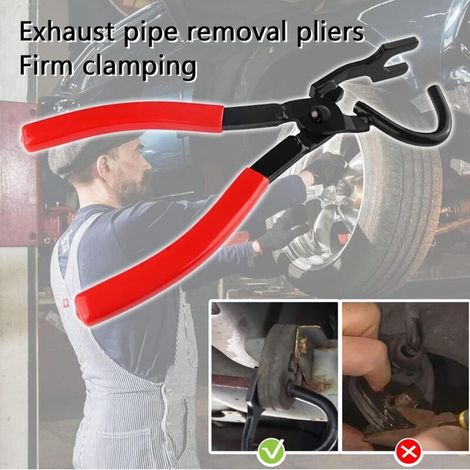 Alicates para desmontar soportes de escape, herramienta automotriz, abrazaderas para mangueras de combustible con alicates, para piezas de accesorios universales para automóviles. (1/3)