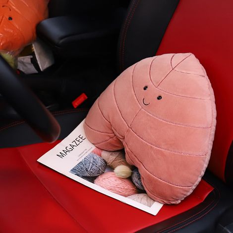 Coussin en peluche douce en forme de cœur en forme de feuille, peluche animal en forme de cœur en forme de feuille, peluche en forme de cœur en forme de feuille, décoration intérieure, cadeau d'annive (1/5)