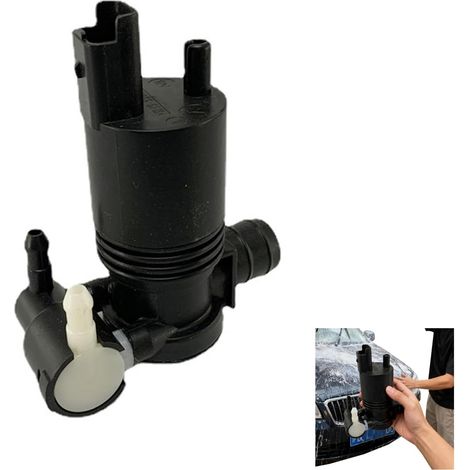 Universelle Scheibenwaschpumpe für Citroën, Peugeot, Renault, Dacia, Fiat, Opel – Modelle: Clio, Twingo, Duster, 207, 307 – OEM-Referenznummern: 643475, 9643447980, 643470 (1/5)