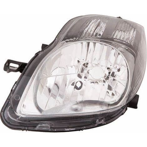 Phare avant gauche noir type Valeo Toyota Yaris 2 phase 2 2009-2011