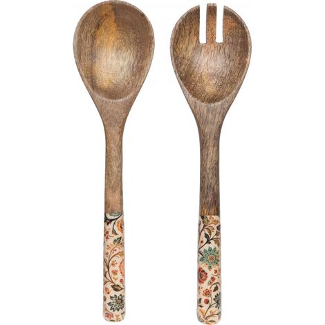 Table Passion - Couvert à salade Alba en manguier 28 cm (1/4)