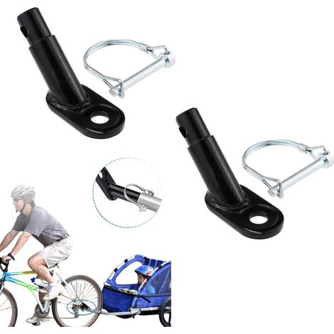 pezzi - Giunto per rimorchio per bicicletta - Accessori adattatori - Giunto connettore - Adattatore per bicicletta - Per rimorchio per bicicletta per bambini, adattatore gancio, accessorio (1/5)