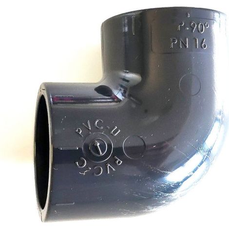 COUDE 90°FF PVC PRES 63