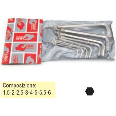 SERIE BRUGOLE OMMA CON ANELLO ( 8 PZ )