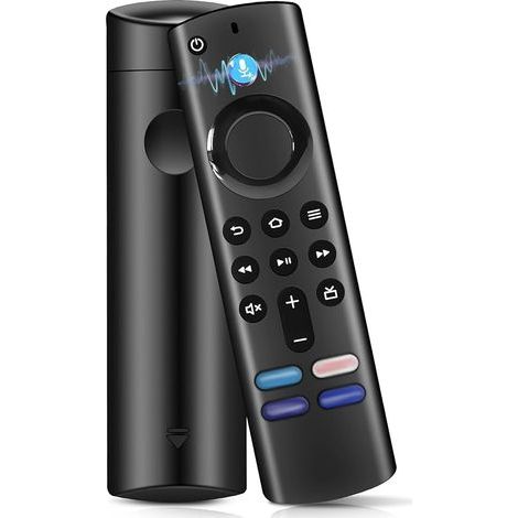 Ersatz-Sprachfernbedienung (3. Generation), kompatibel mit Fernsehern der 2. und 3. Generation sowie Fernsehern der Modelle 4K, 4K Max, Lite und HD, mit Bluetooth und 4 Kurzwahltasten (1/5)