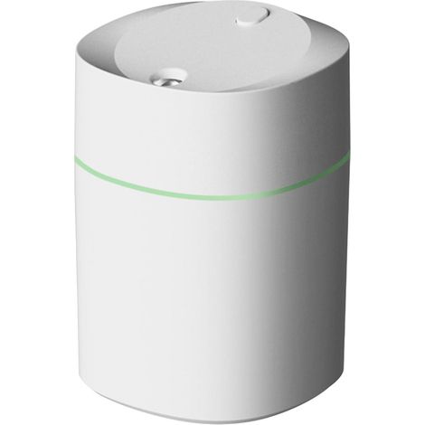 Mini humidificador portátil vapor frío – Luz LED, compacto y silencioso – Oficina, dormitorio o viajes – Regalo pequeño para mamá (Blanco) (1/5)