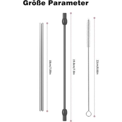 Tuyau à lait compatible avec la pièce de rechange Siemens, tuyau à lait, tuyau à lait en acier inoxydable et brosse de nettoyage, compatible avec Siemens, machine à café automatique (gris foncé) (1/3)