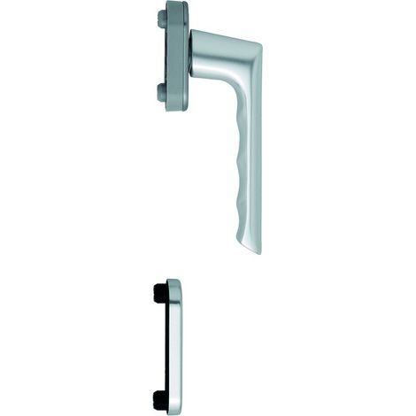 HOPPE® Fenstertürgriff-Halbgarnitur Brest 0739/U26/49PNS, innen, Aluminium, 11812680 (1/2)
