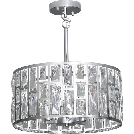 72 Glass Crystallite Chandelier -- Silver--Tone (1/5)