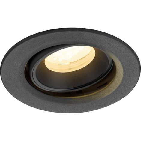 Spot encastré NUMINOS® MOVE XS intérieur 3000 K 40° IP20 rond noir - SLV - 1009346
