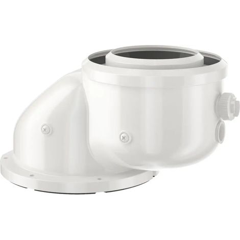 Bosch Accesorio de escape FC-CA80 Codo de compensación de escape de caldera d:80/125 mm, 7738112716