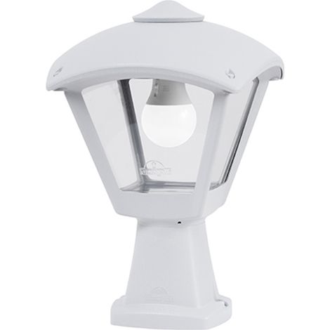 Straßenlampe dario 1xe27 ip55 l.24xb.24xh.24xh.35cm weißes Harz