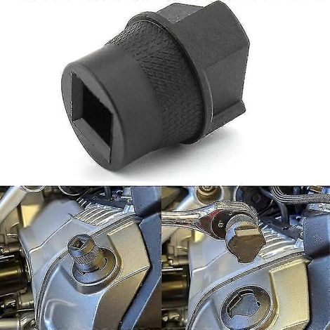 Clé de démontage du bouchon de remplissage d'huile moteur pour motos BMW R1200GS, R1250GS, R1200RT et R1250RS. (1/4)