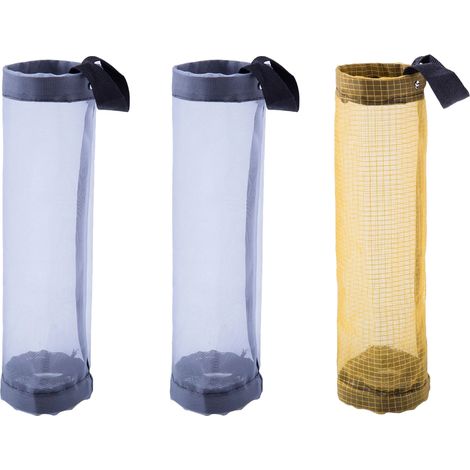 Support Pour Sac En Filet Respirant - Accroche Murale Portative - Rangement Pour Sacs Plastiques Épicerie Poubelle - Idéal Pour Oignons Pommes De Terre Fruits - 1 Pièce (1/5)