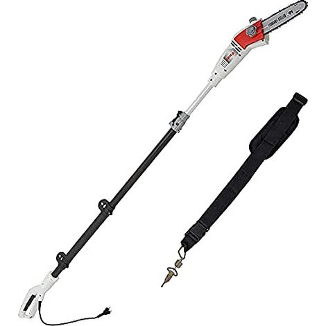 IKRA potatore telescopico elettrico IEAS 750, lunghezza di taglio 185mm, altezza di lavoro 4m, incl. tracolla, leggero (1/4)