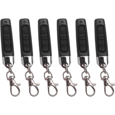 6 télécommandes 433 MHz pour porte de garage, duplicateur de télécommandes, clonage de code, voiture k (1/5)