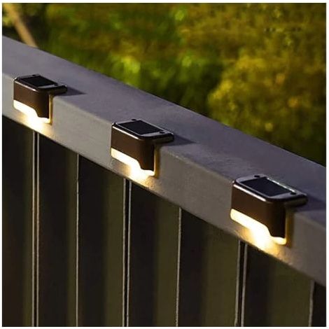 Set of 16 high-quality, waterproof, LED solar outdoor lights for stairs, fences, gardens, patios, and walkways. - AquaForge (1/5)
