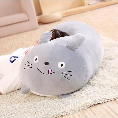 Totoro de 28 cm - Coussin en peluche en forme d'animal de dessin animé, Mignon, Gros chien, Chat, Totoro, Pen (1/4)