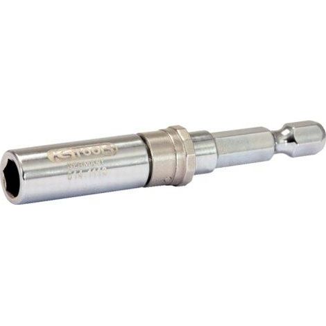 Porta-embout magnético fino de 1/4" con bloqueo automático