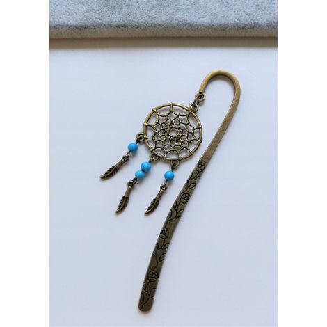 Marcapáginas antiguo de atrapasueños turcomano (1/5)
