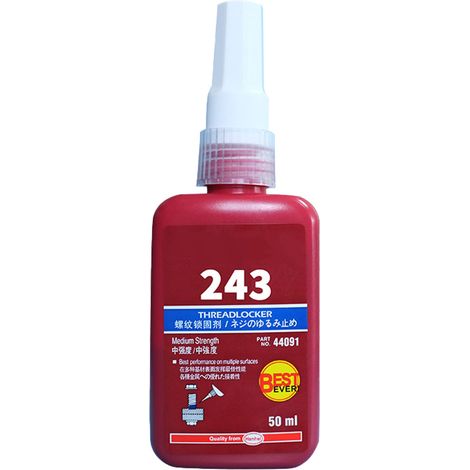 Threadlocker Rust Displacement Resistance Strong Fixing Ability Thread Lock Sealer Screw Glue 50ml