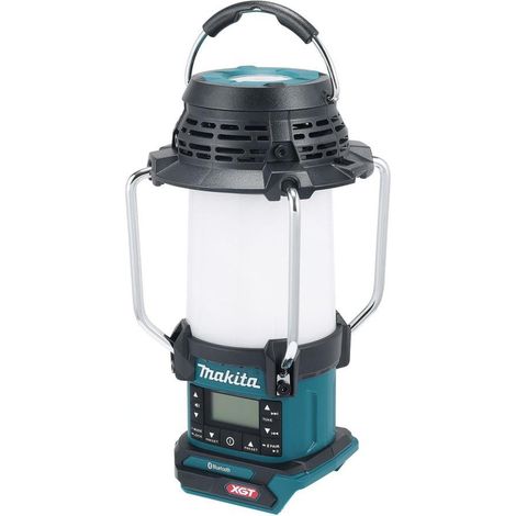 Makita – Radio de chantier 40V avec lampe LED – Bluetooth et port USB – Résistante à l'eau et à la poussière – Autonomie jusqu'à 41h