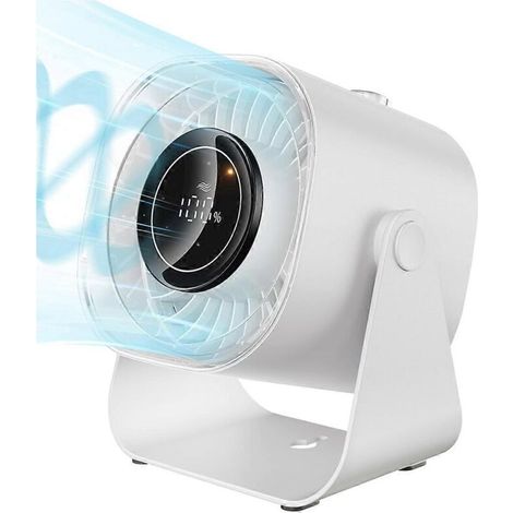 Ventilateur de bureau, ventilateur portable silencieux, ventilateur de circulation d'air 5000 mAh (1/5)