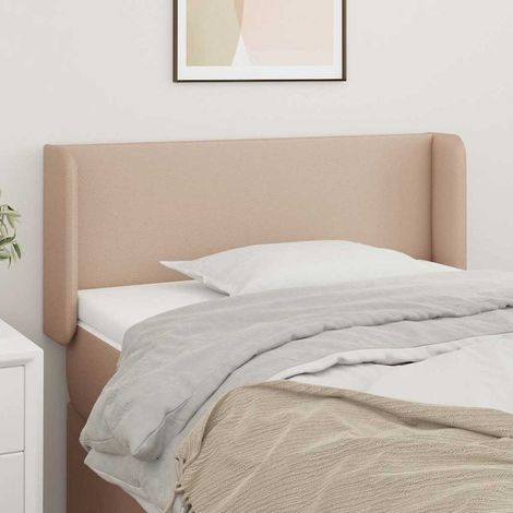 vidaXL Cabecero de cuero sintético color capuchino 93x16x78/88 cm (1/5)