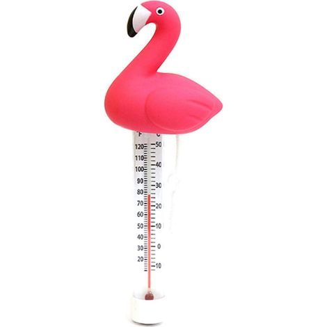 Floating thermometer with lanyard for measuring water temperature in swimming pools, spas, hot tubs and aquariums - AquaForge (1/5)