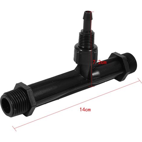 D'engrais de type 1/2 in tube d'irrigation pour irrigation de jardin d'engrais en plastique kit d'irrigation commutateur tube kit (1/2in) (1/5)