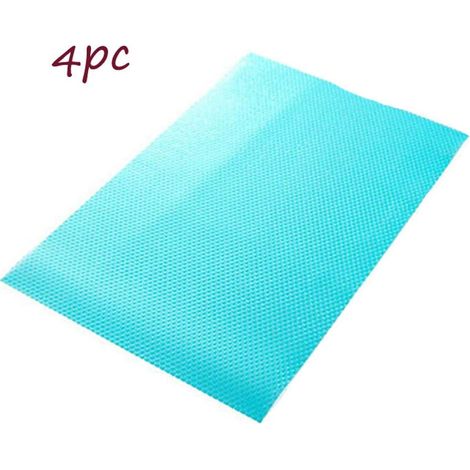 Tapis Réfrigérateur - Tapis Anti-Condensation Pour Frigo - Idéal Pour Ligne De Tiroir Et Armoire - 45 x 29 cm - Lot De 4 (1/4)