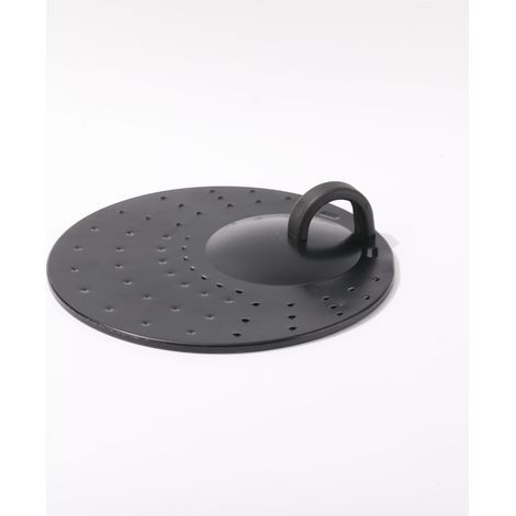 30cm metal dust cover for deep fryers, resistant to high temperatures and explosion-proof (1/3)
