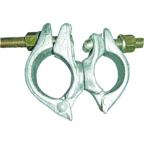 Collier d'échafaudage orientable 3849 mm – Acier galvanisé – Pour tubes de diamètre 38 à 49 mm – Poids 1,20 kg (1/2)