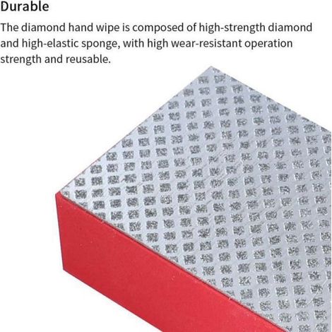 Tampon De Polissage Diamant - 4 Pièces - Granulométries 60 100 200 400 - Pour Pierre Céramique Carrelage (1/4)