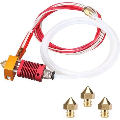 MK8 Düsenkit für Alfawise U20, U30 und Creality Ender 3 3D-Drucker. Enthält eine 0,4-mm-Düse und einen MK8 24V 40W Extruder. (1/5)