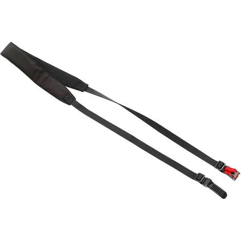 Sangle de porte-casque de moto noire, accessoire mains libres pour moto (1/5)