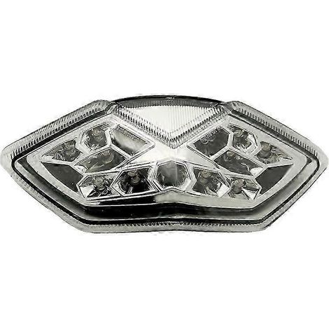 Feu arrière transparent avec clignotants et feux stop intégrés à LED pour Kawasaki Z1000 (2010-2013) et Ninja 1000 Z1000SX (2011-2019). Éclairage pour véhicules motorisés. (1/5)