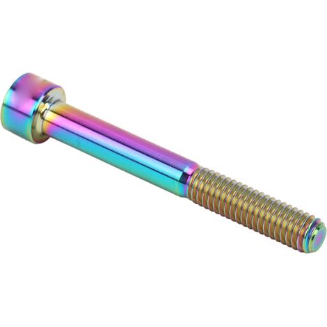 Vis de guidon de vélo M6x50 mm en alliage de titane, esthétique et colorée, idéale pour une utilisation en extérieur. (1/5)