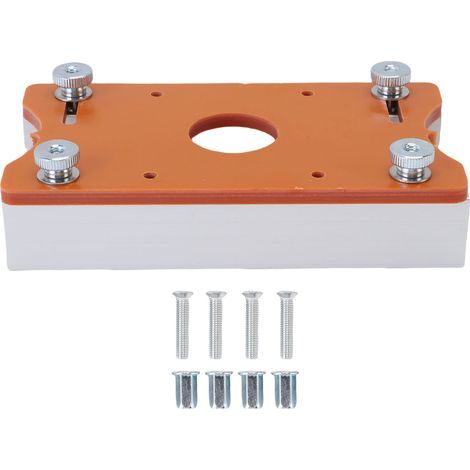 Base de coupe-bois 2 en 1, support de fente de routeur pour coupe-bordures, diamètre intérieur 65mm, plage d'épaisseur 0-5cm (1/5)