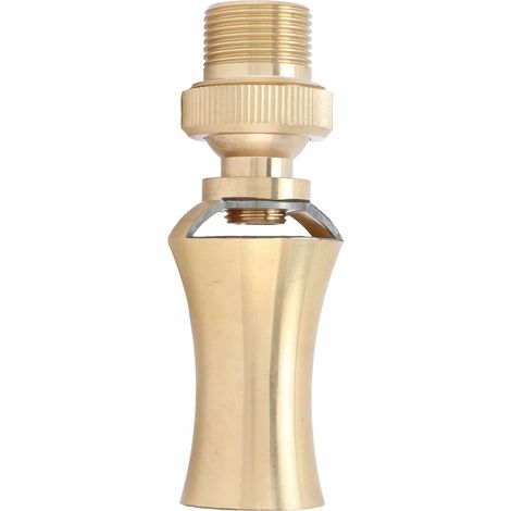 Brass Adjustable Direction Spray Tote, Adjustable Pond Sprinkler Tote Spraying Nozzle Water Fountain Cdre Tour (G1/2 Female Thread G3/4 Male Thread 25mm) (1/5)