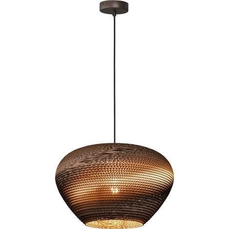Pensez à une lampe pendante en papier Cartone Ø 44cm - 2510-15-44 (1/3)