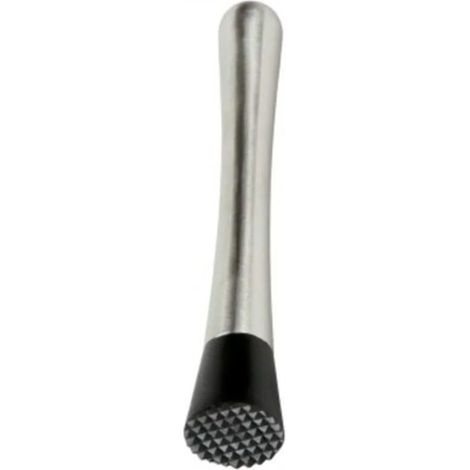 Pilon à Caipirinha en Acier Inoxydable Version Pro - Durable, Robuste et Idéal pour Bars et Gastronomie avec Dimensions Optimales 21,5 cm x 3,5 cm (1/2)