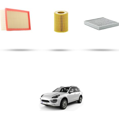 Kit tagliando 3 filtri compatibile con Porsche Cayenne II (958) 4.8 Turbo S 405Kw dal 2013 (1/5)